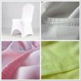 hotsale white chair cover for hotel party cheap chair cloth spandex fancy cover chair with lycra seat cover in colourful design