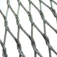 Flexible Stainless Steel Wire Rope Knotted Zoo Mesh Fencing Animal Enclosure