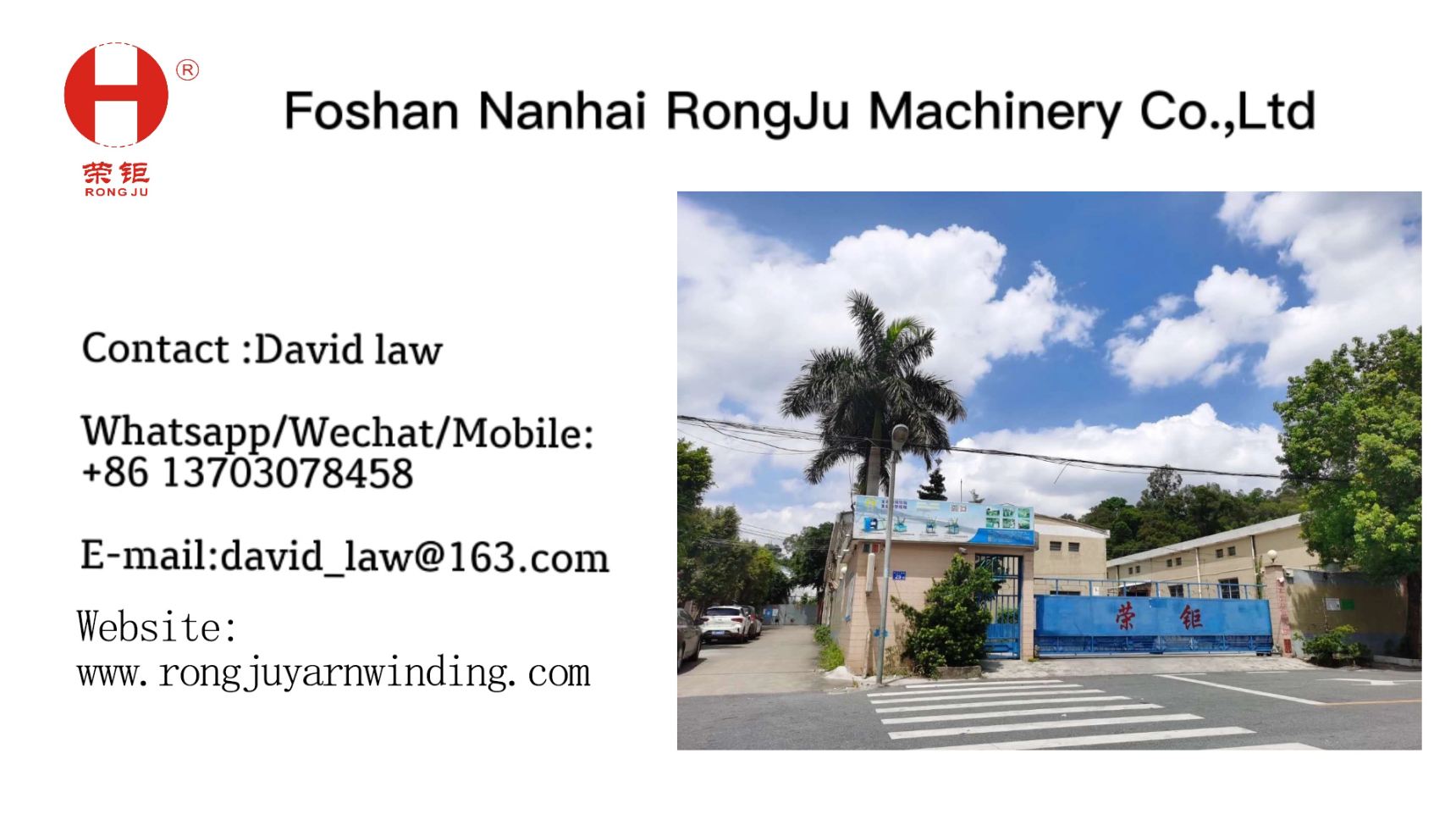 Rongju automatic  yard-counting pulling yarn winding machine