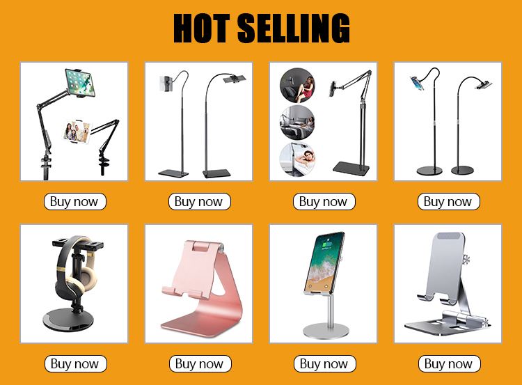 Blive 360 Rotation Metal Portable Long Arm Desk flexible Lazy Bracket Stand Tablet stand Cell Mobile Phone Holder