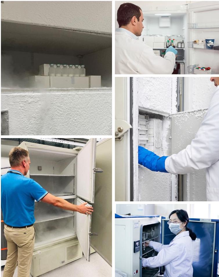 -25 Degree Lab Cryogenic 160 Liters Upright Deep Vaccine Freezer