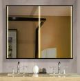 Factory wholesale LED bathroom with light/anti-fog mirror touch switch