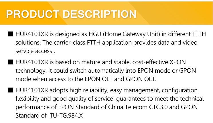 Ftth ETC WIFI 5ghz XPON ONU 4GE 4W BOB gpon ont modem with SC/UPC Connector