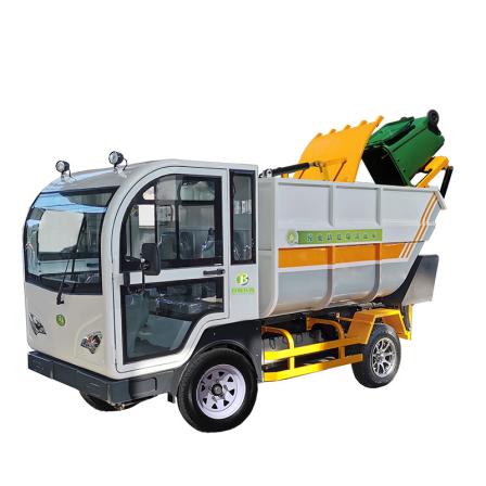 All-electric Community Property 3500L Trash Bin Cleaning Truck for Sale