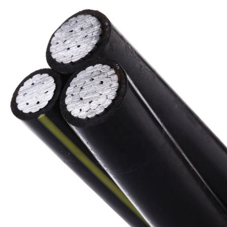 NFC 33-209 Low Voltage Aluminum ABC Cable With XLPE Insulated Aluminum Alloy AAAC Messenger Conductor