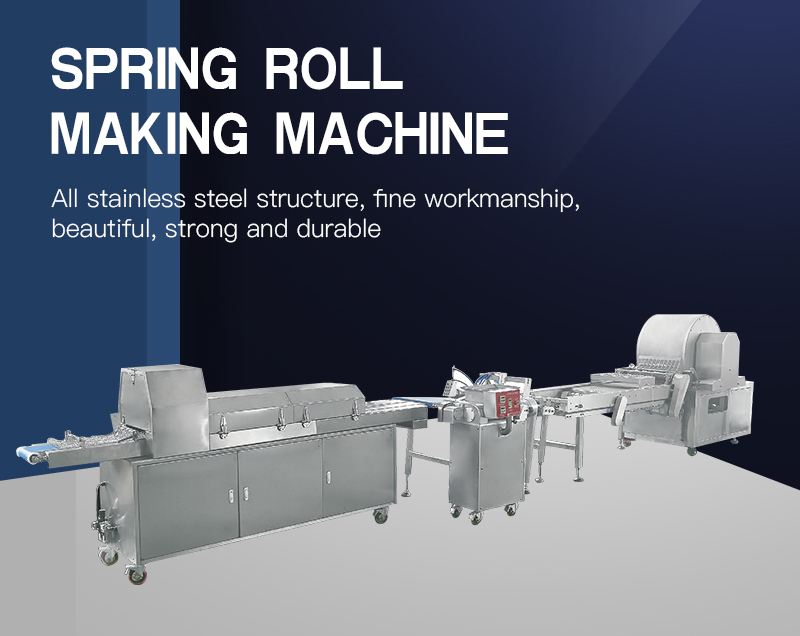 Unmanned automatic spring roll machine spring rolls packaging