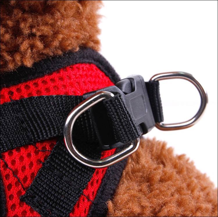 OEM Custom manufacturers Wholesale 3M fashion Reflective Soft Mesh step in pet vest adjustable dog harness
