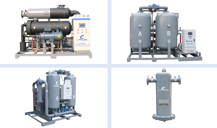 Factory price wholesale desiccant air dryer system for compressor china (LY-H100NX 13.5m3/min 100HP)