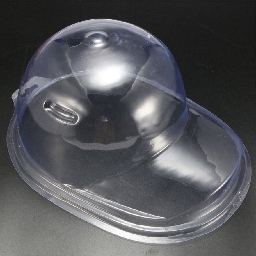 High Quality Customized Clear Transparent Baseball Hat Box Hat Display Box Hat Case