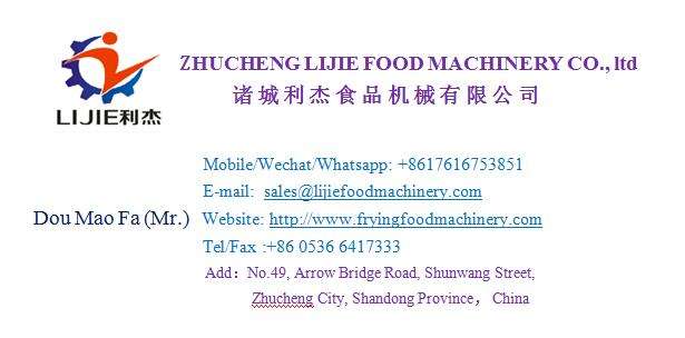 2000kg/h   Automatic  wavy frozen french fries frying line corrugated  crinkle  french fries  production  machine line