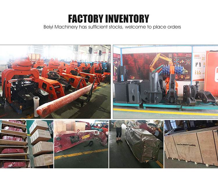 high frequency hydraulic excavator attachment vibratory hammer vibro hammer Sheet Pile extractor excavator pile driver hammer