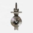 Factory Price One Piece Screwed Thread End Stainless Steel V Type Wafer DN50  Ball Valve