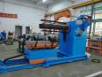 cut to length line roll forming machine slitting rewinder decoiler uncoiler machine steel coil loading