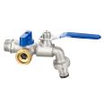 bibcock for water washing basin best price control valve faucet brass tap PN16 chrome double bibcock DN 20 forged brass mounted