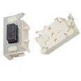 TS-1112E SMT right angle double action spdt mini tactile switch right angle type with 2 terminals