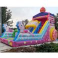 Professional factory sell hot selling cartoon theme Inflatable castle slide Inflatable bounce slide for kids with good price