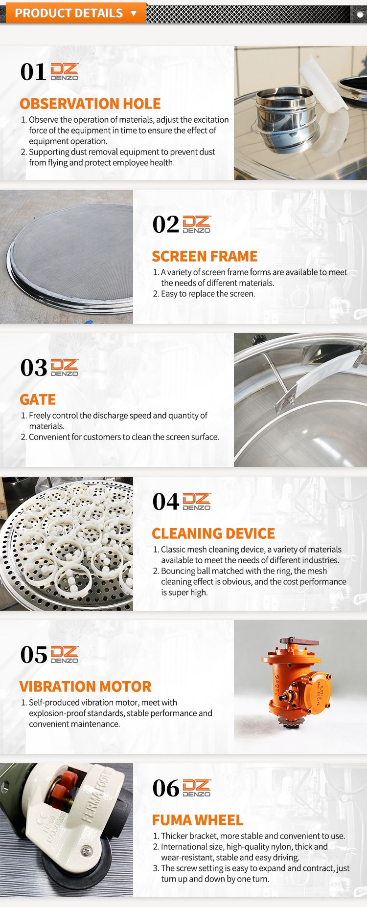Good quality sieve shaker vibrating machines circular vibrating screen