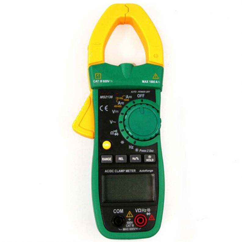 MS2115A Digital Clamp Multimeter AC  Voltmeter Ammeter Ohm Herz Tester