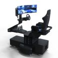 3 screen 3 dof Car Racing game simulator new products 9d VR racing car simulator VR glasses virtual reality