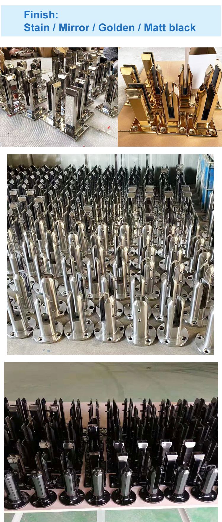 Wholesale Balustrade Accessories Staircase Balcony Fitting 316 Spigot Glass Railing Stainless Steel Glass Bottle Spigots