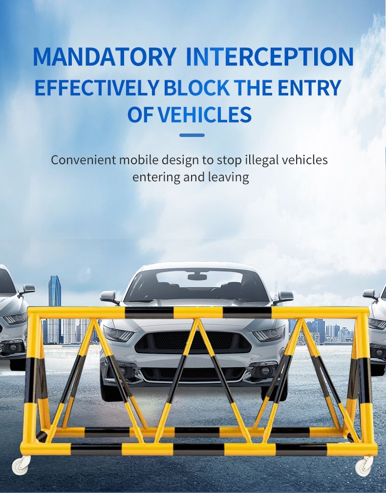 Latest series Safety protection fixed roadblocks Control the movement of people road barrier
