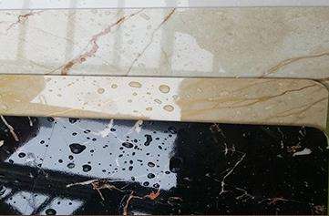 onyx marble and wooden veneer finish PVC wall panels tiles for pasting on walls, ceilings & furniture.