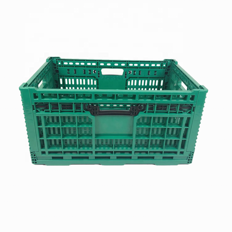 Manufacturer wholesale collapsible 70L transport logistics plastic crate for sale