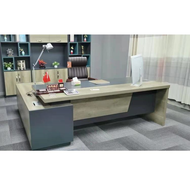 Staff Office Furniture Workstation  L Shaped Executive Desk