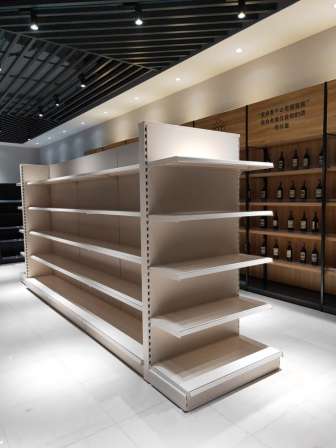 Wholesale supermarketw metal shelves shopping cosmetic display rack