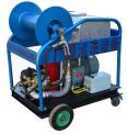 24HP Gasoline Engine 180 bar Water Jet Washer Industrial Cleaning Machine Equipment Sewer Drain High Pressure Cleaner
