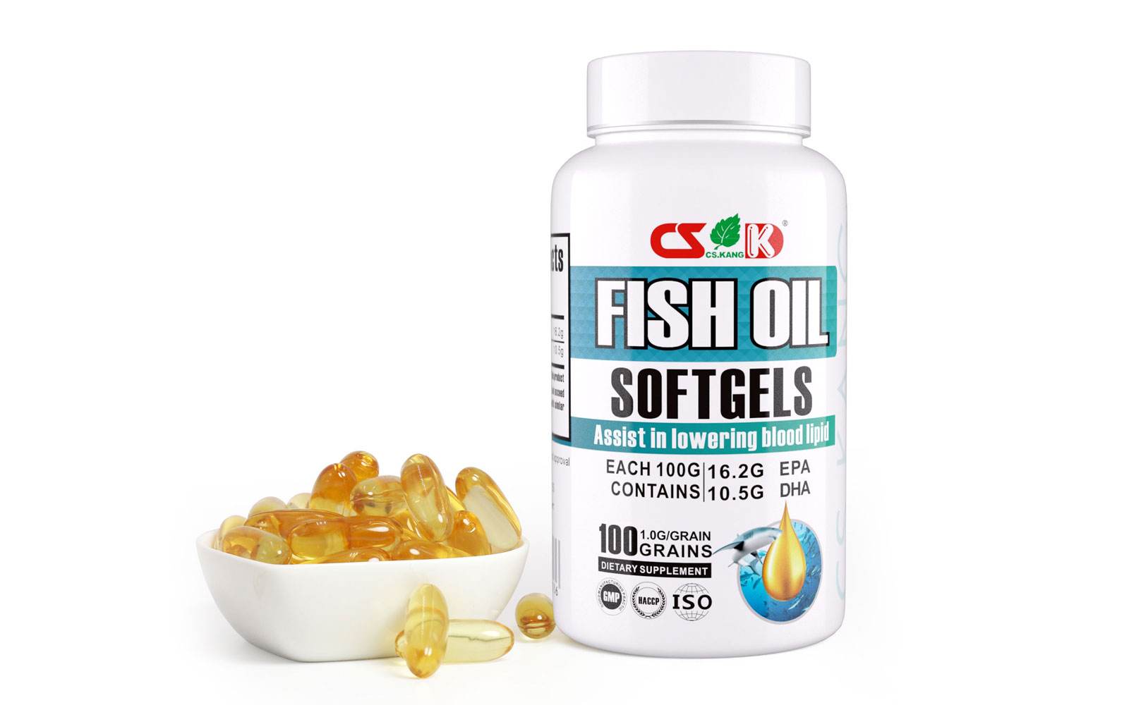 Omega 3 Fish Oil Bulk DHA EPA 1000mg Soft Gel Capsule