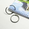 100pcs/box 32mm Black Nickel Color Book Rings for Binding Paper File Notebook Hanging Curtain Key
