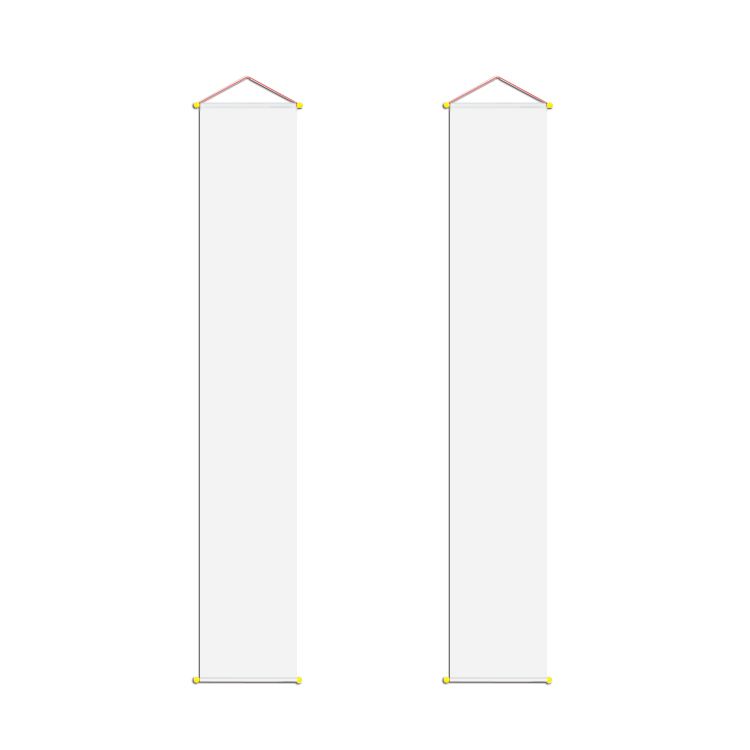 2021 Hot Personalized Design Printable Xmas Gate Flag Sublimation Blank Christmas Couplet