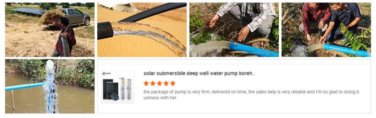 top quality deep well solar water pump for irrigation bomba sumergible in Mexico