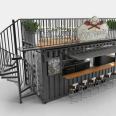 Cafe container  20ft/40ft shipping container bar portable container cafe coffee shop