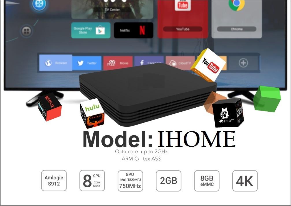 Ihomelife android tv box 4gb ram ddr4 Amlogic TX9 Pro 4k box tv 10.1 version