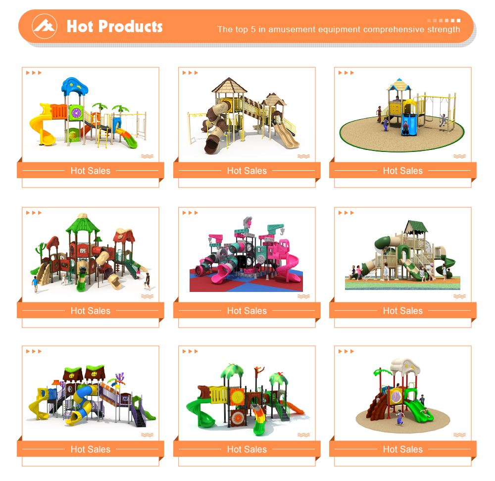 2021 hot cheap  wood plastic game kids play area playsets  outdoor playground equipment for sale