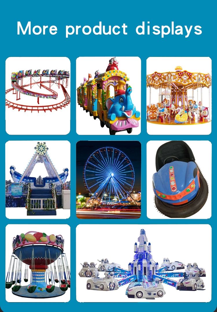 Christmas funfair attraction sightseeing electric trackless train amusement park rides for sale