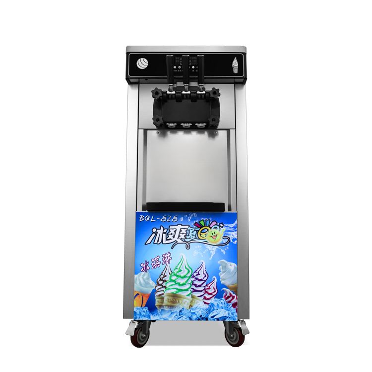 Multiple Color Industrial 3 Flavour Ice Cream Machine Maker Soft Serve Ice Cream Making Machine maquina empacador a de helados