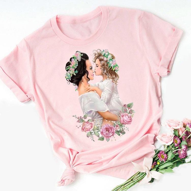 Women T Women Graphic 3D Nail Paint Fashion Cute Printed Top Tshirt Female Tee Shirt Ladies Clothes T-shirt