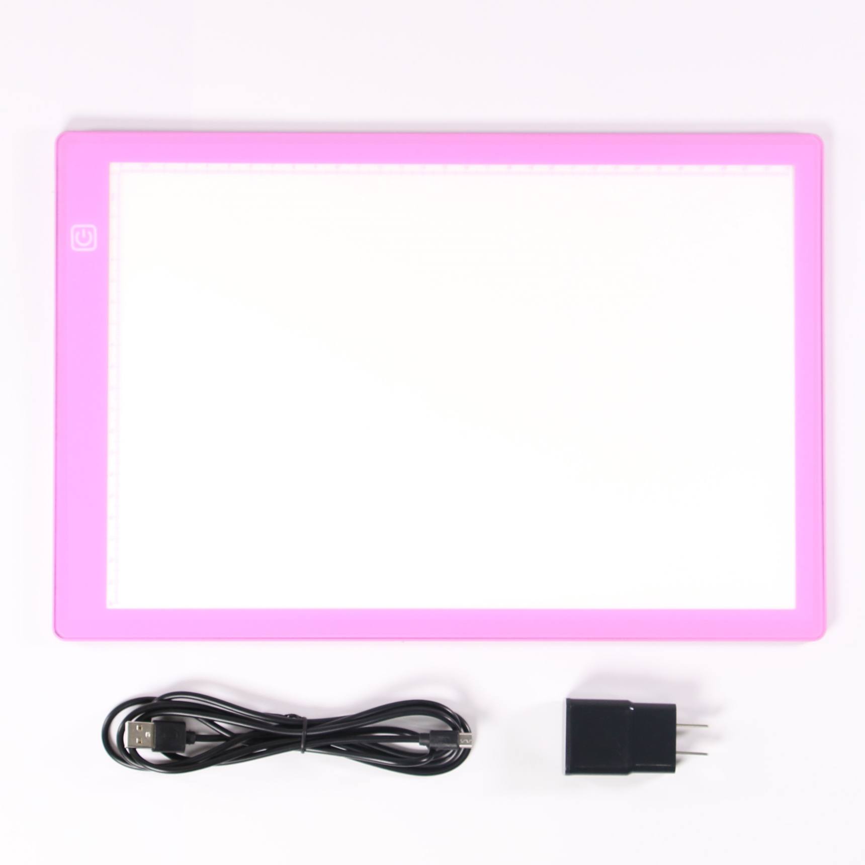 2020 New Product A4 Acrylic Pink LED drawing board magnetic Light Box LED Drawing pad light tracing Sketching drawing toys