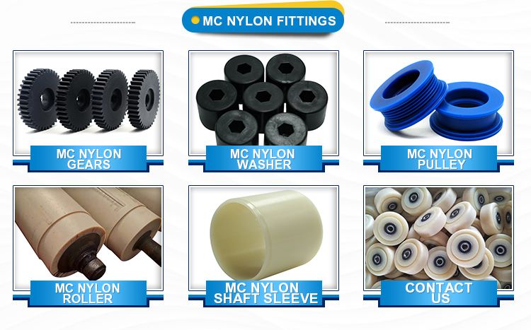 nylon /PA6 plastic roller wheel mc nylon roller sliding gate nylon rollers