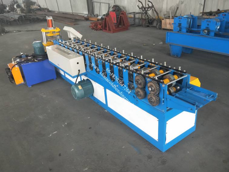 Automatic PLC Control Metal Rolling Shutter Door Roll Forming Machine