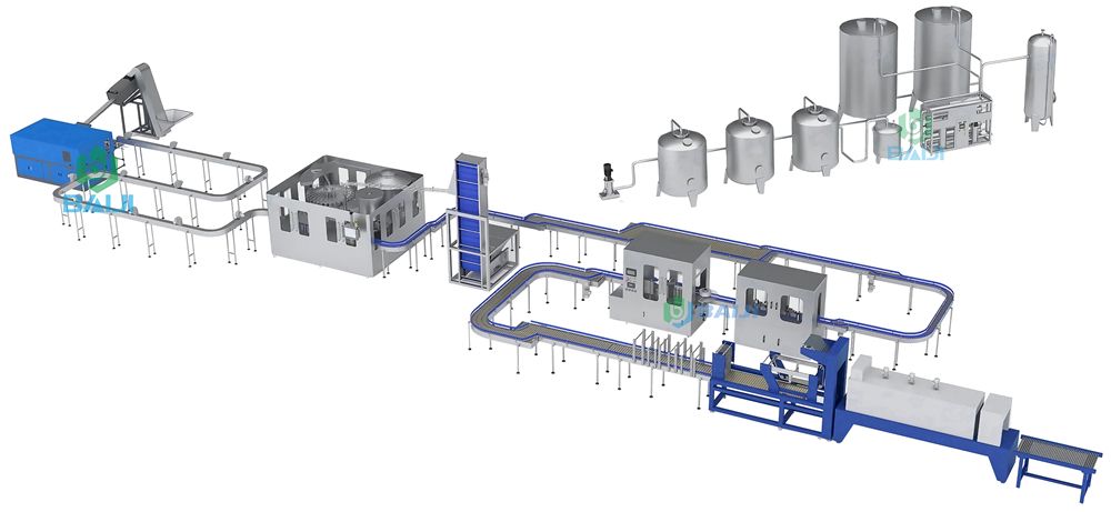 Complete mineral water making production line / bottling equipment / PET bottle drinking pure water filling plant machine