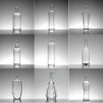 High Quality 750ml Whiskey Glass Bottle frosted vodka liquor glass bottle