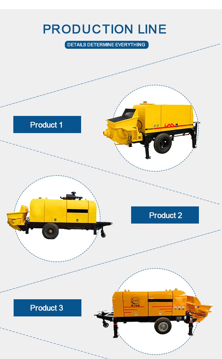 Fashionable Style Small Ready Mix Reich Concrete Mixer With Pump