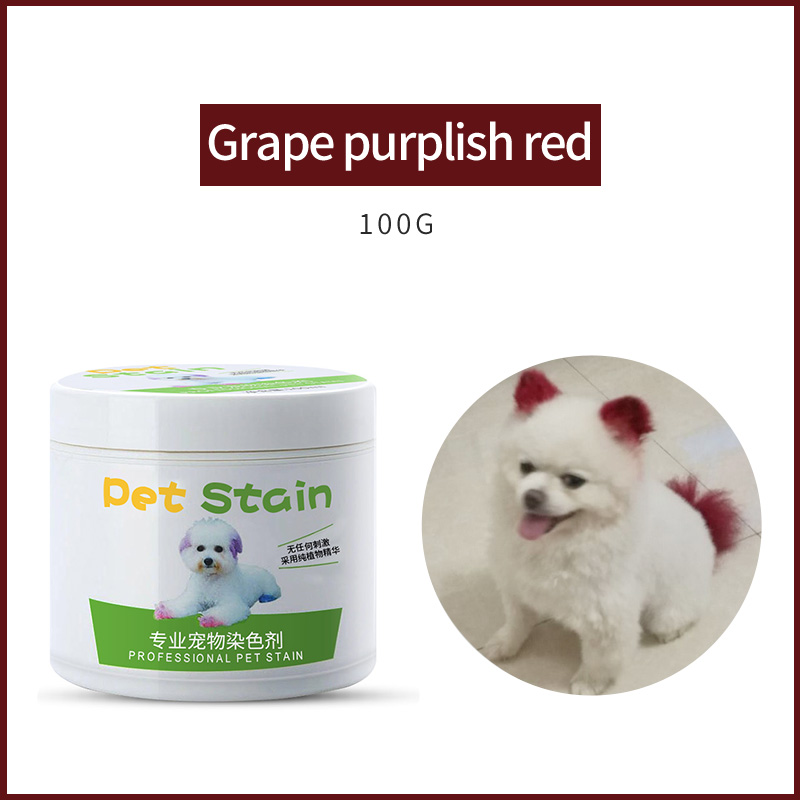 Profession pet hair color dye cream the most fashionable pet hair dye