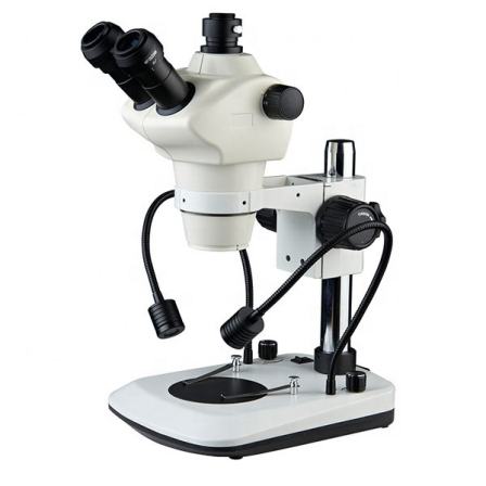 BRT8050-PIGL Trinocular Precision-oriented Continuous Zoom Stereo Microscope with Optional Light