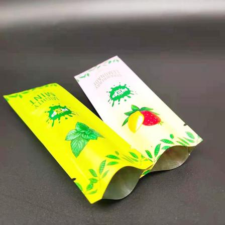 Custom Size MOPP CPP Moistureproof 3 Side Seal Sachet Pouch Aluminum Foil Bags  for Candy Lollipops Packaging