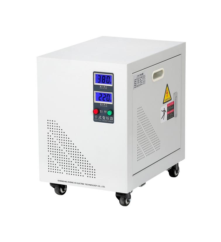 High quality SG-5KVA/5KW  three phase low voltage 380V to 220V step up step down dry type Isolation transformer